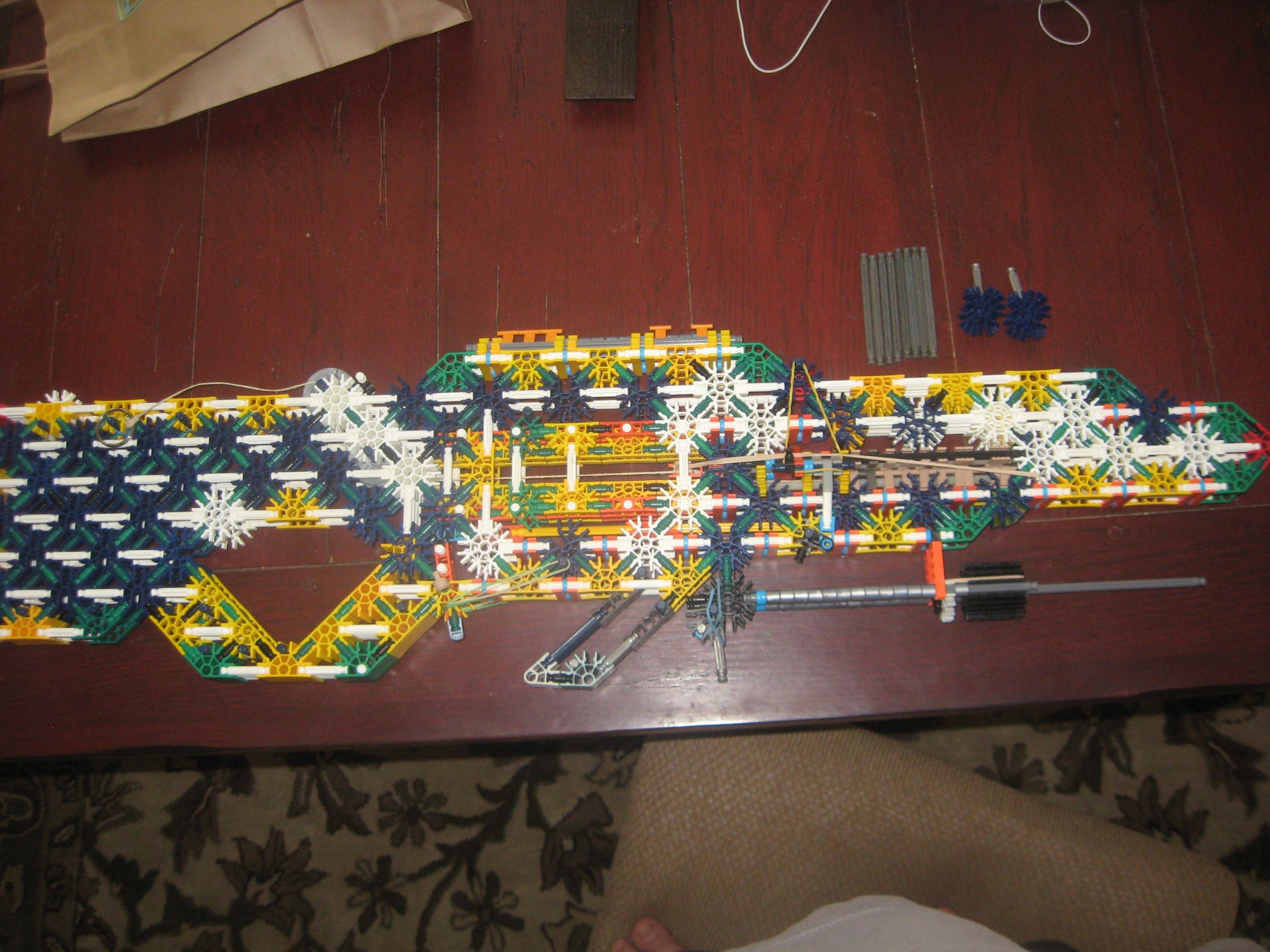 DIY guide for Knex Battle Rifle with step-by-step instructions