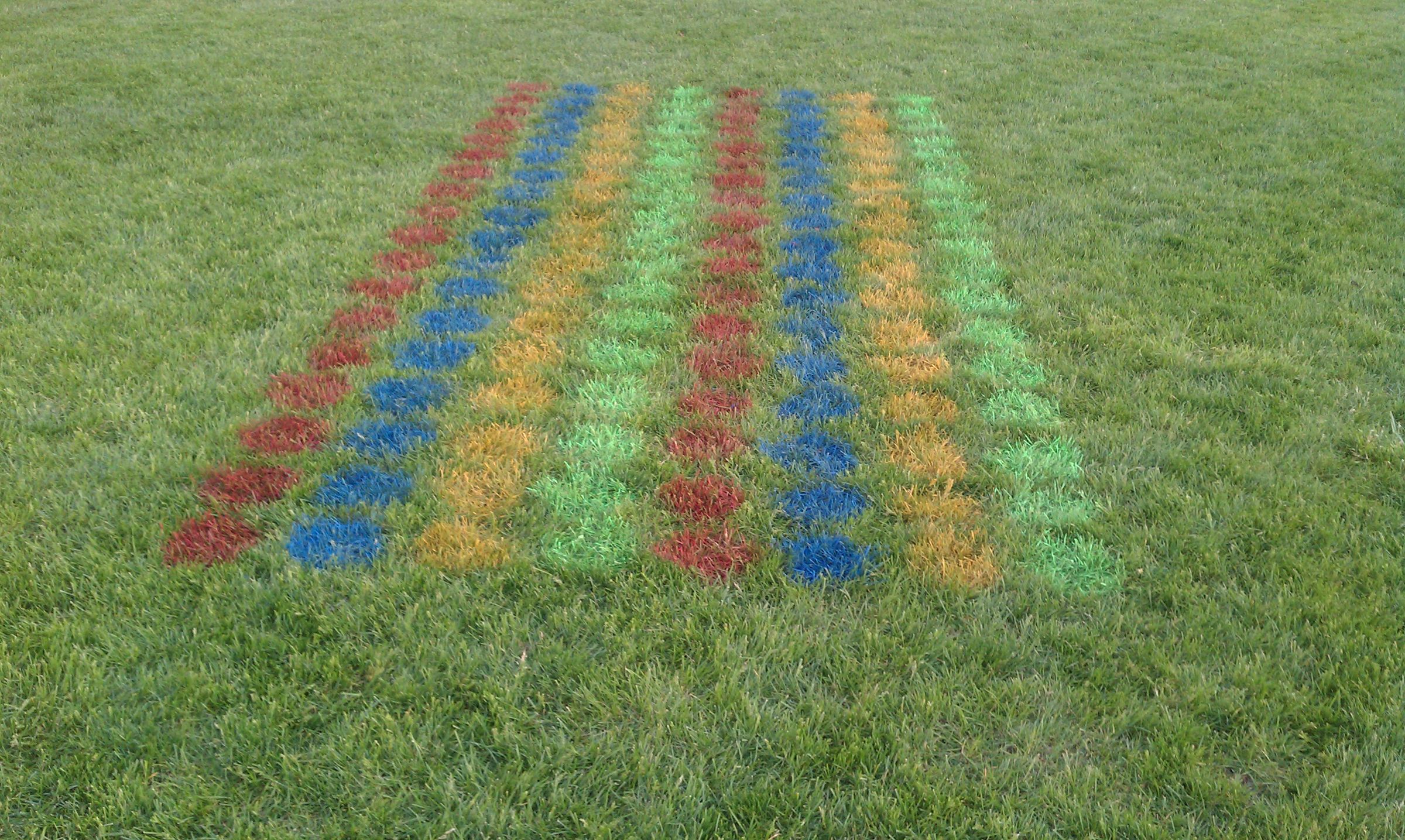 Giant Yard Twister Board 8 Steps (with Pictures) Instructables