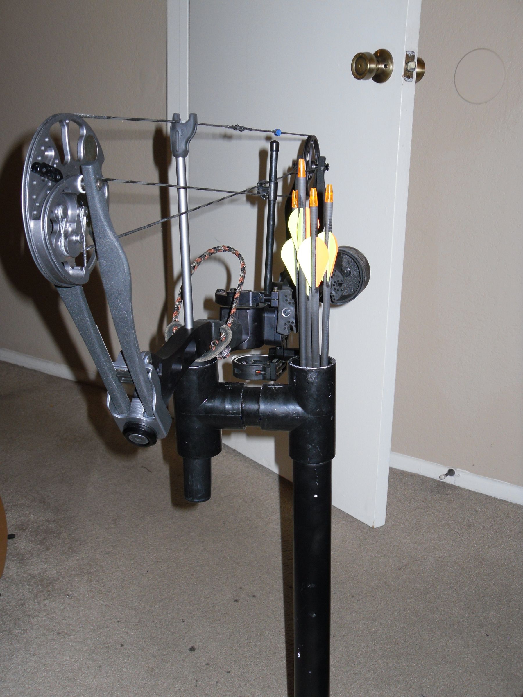 PVC Bow Stand and Quiver 6 Steps Instructables