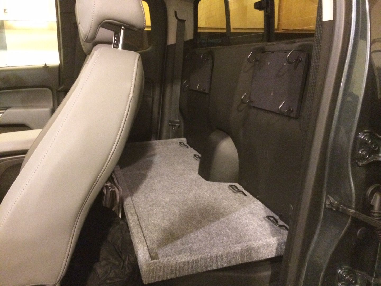 Chevy Colorado/GMC Canyon Extended Cab Rear Seat Removal and Cargo Storage 18 Steps (with