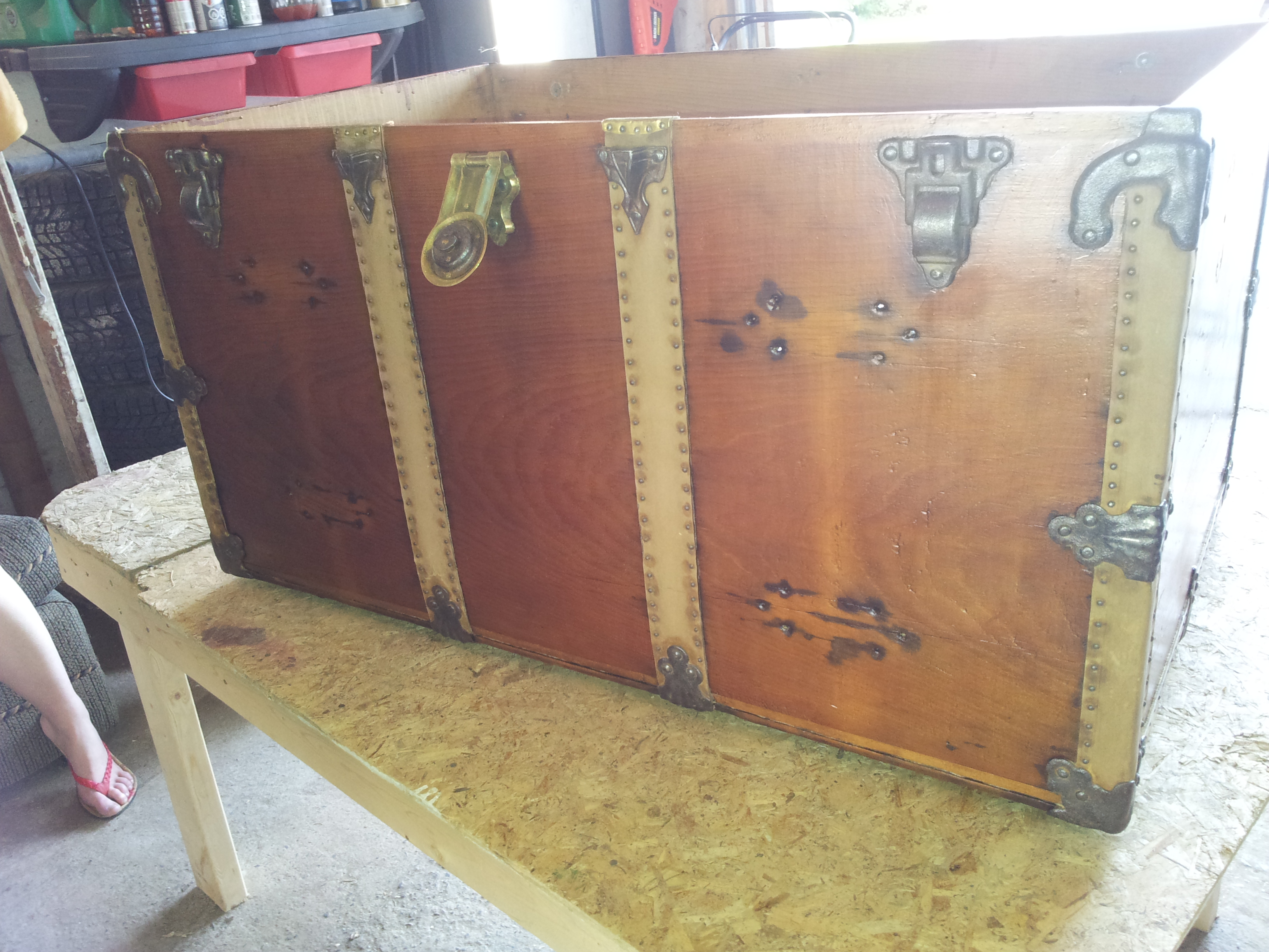 Restoring a Vintage Steamer Trunk 8 Steps (with Pictures) Instructables