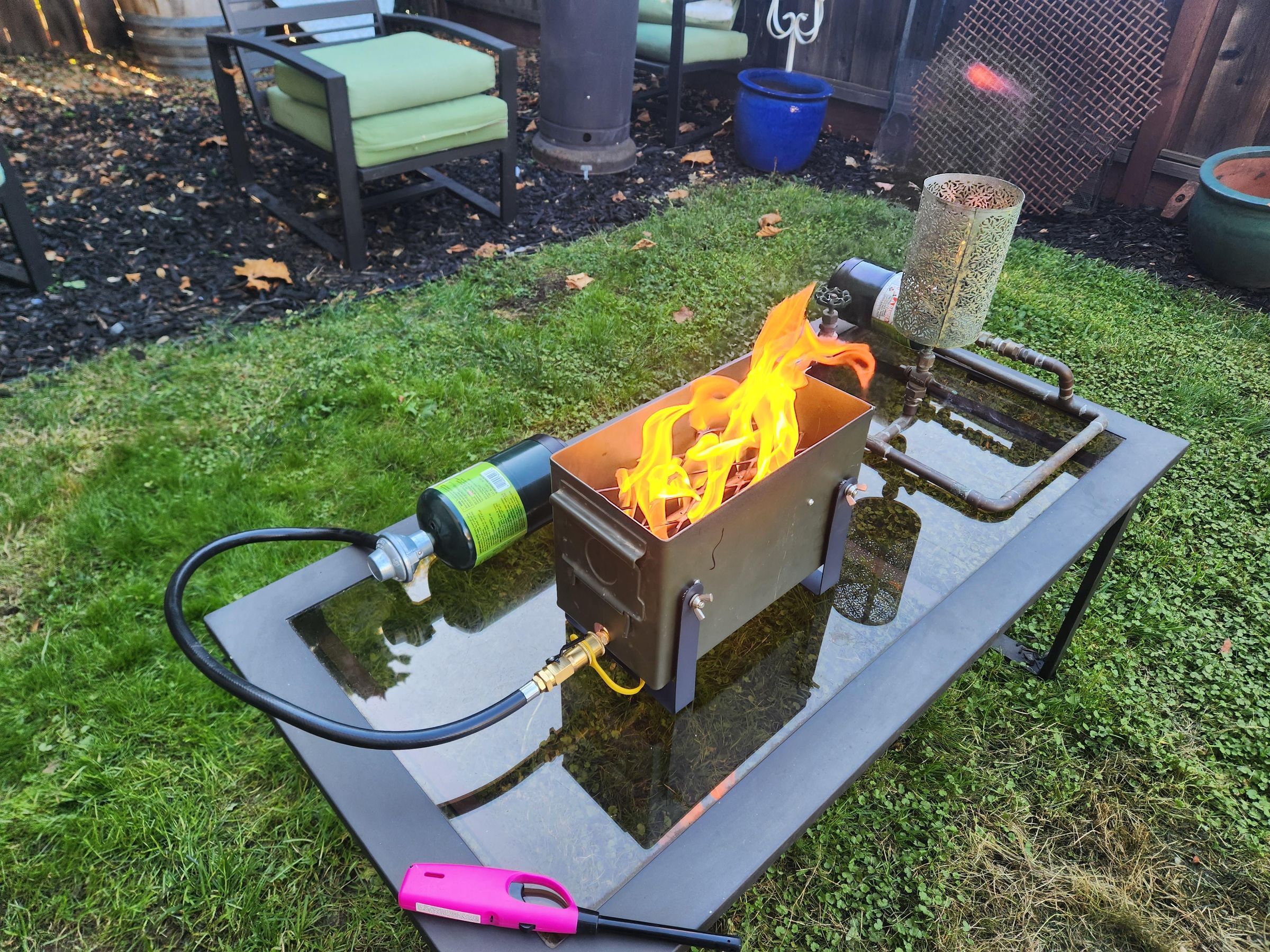 Tactical Ammo Can Portable Propane Fire Pit 4 Steps (with Pictures