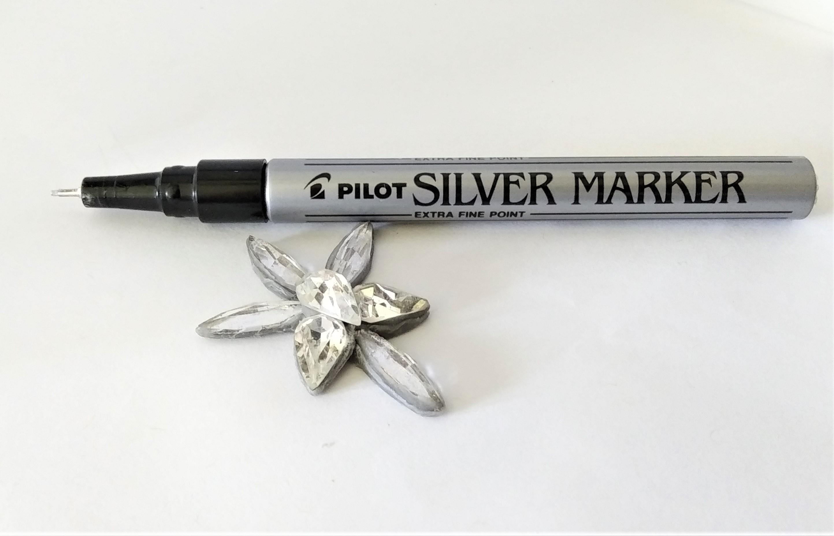 Pack of 12 Extra Fine Needle Point Silver 41801 Pilot SC-S-EF Metallic Marker 