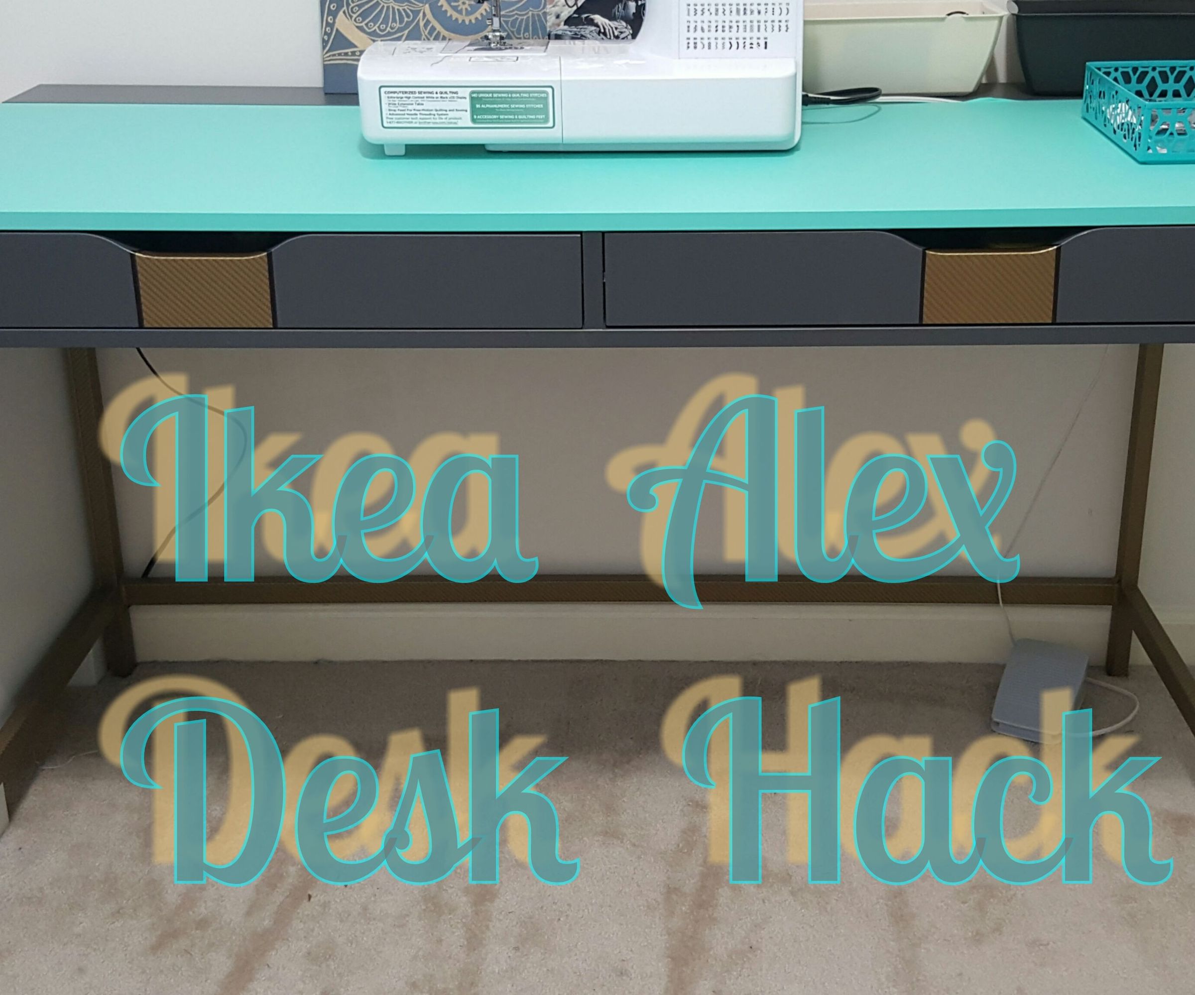 alex ikea desk hack DIY Project DIY Project Image