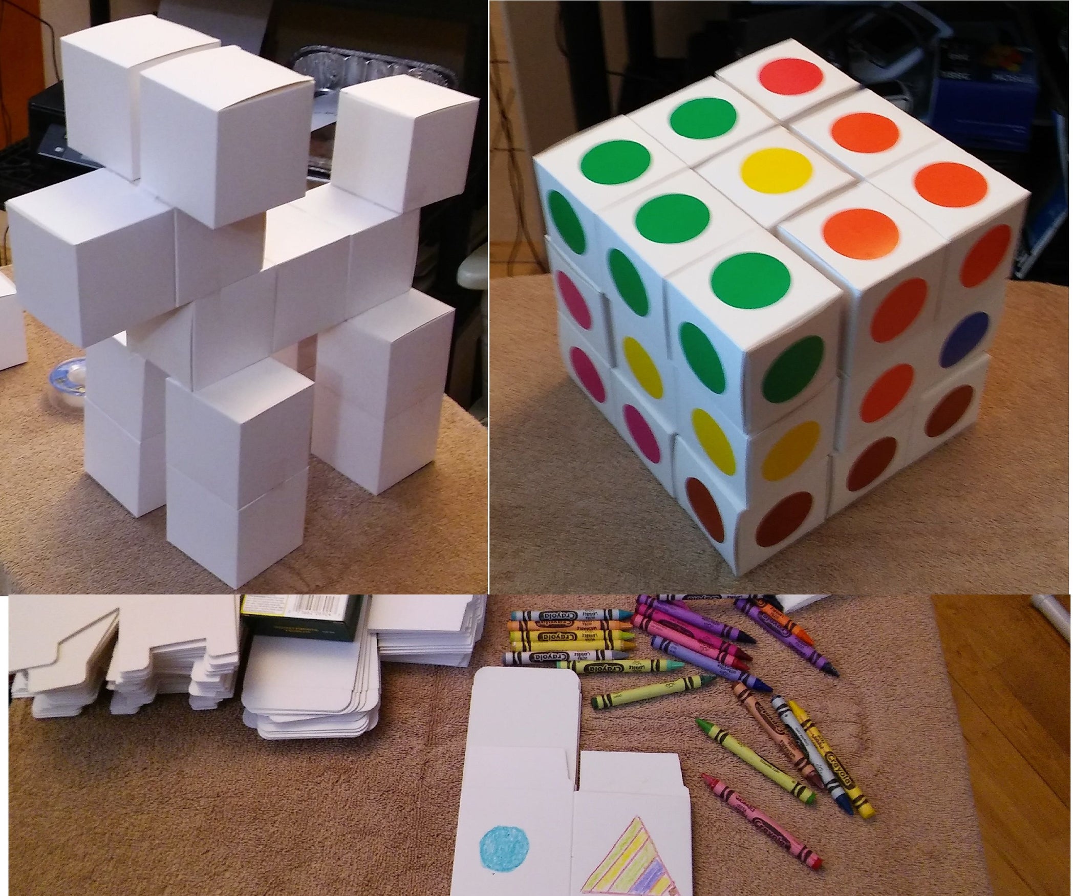 BLOKL Cardboard Construction Cubes 16 Steps (with Pictures