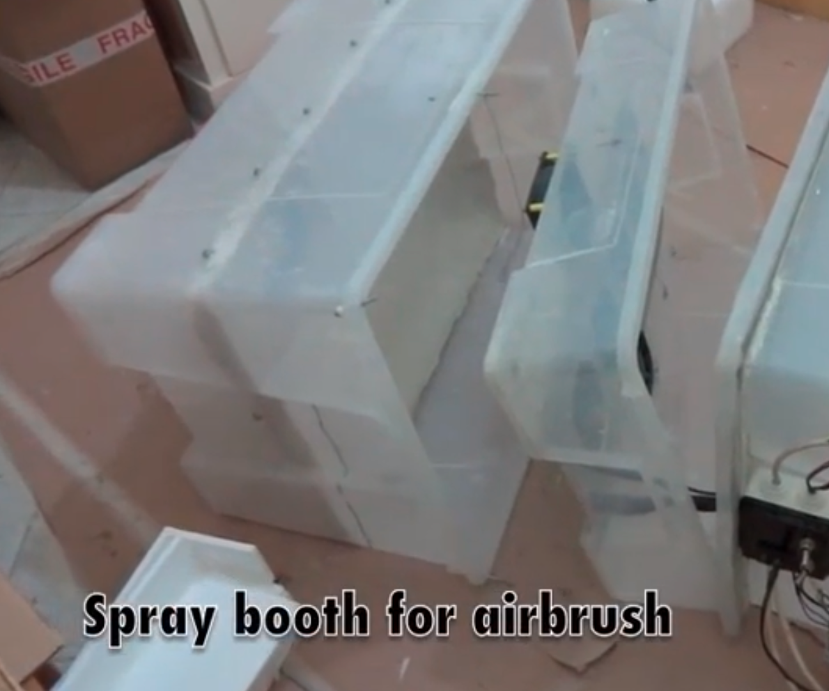 DIY Airbrush Spray Booth Instructables