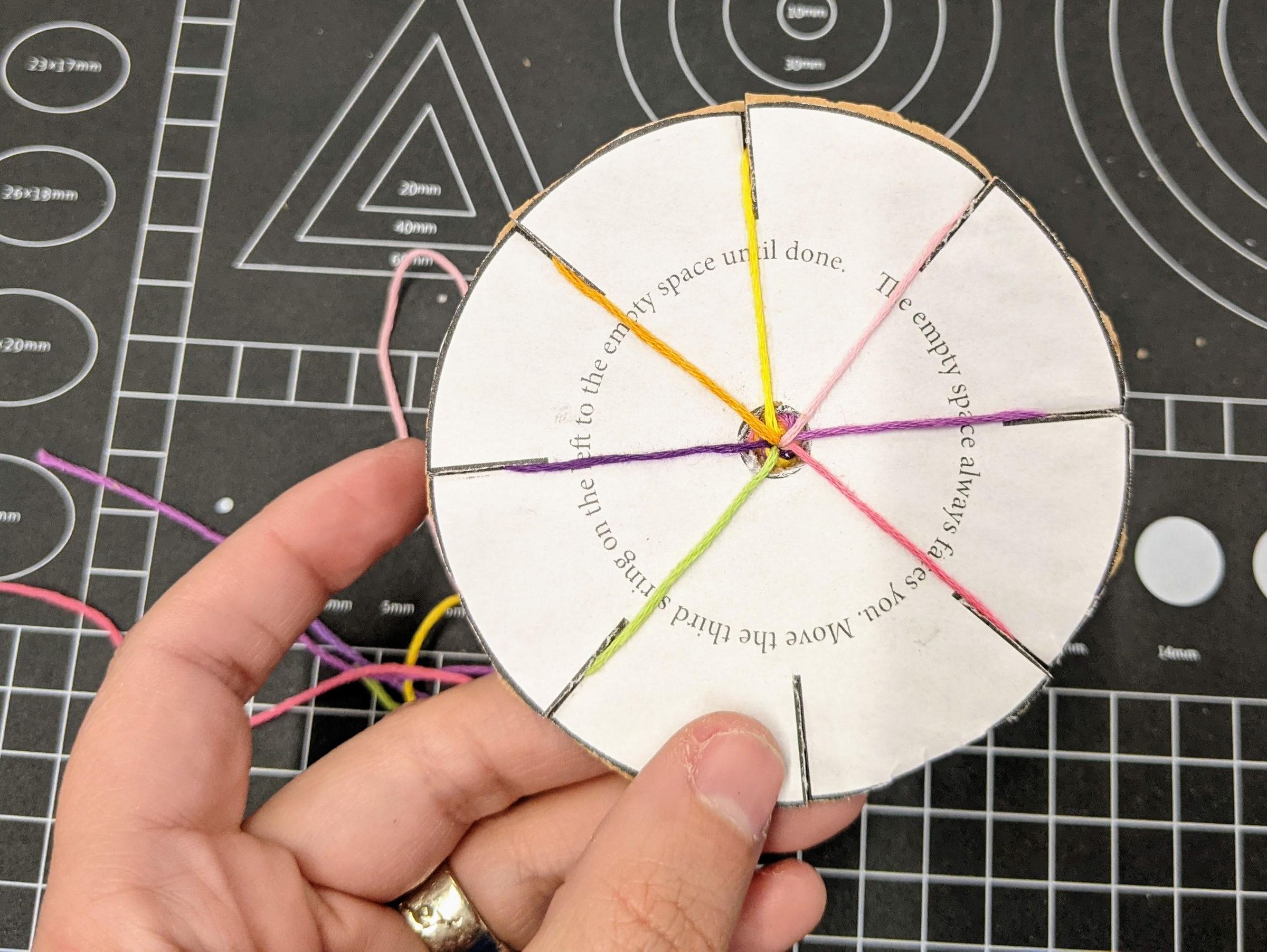 Cardboard Loom Friendship Bracelet 7 Steps (with Pictures