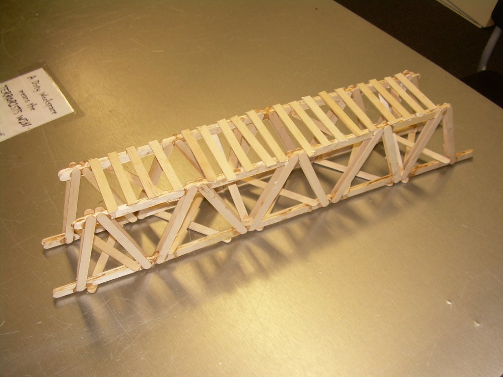 How To Build A Bridge With Popsicle Sticks (With Pictures)