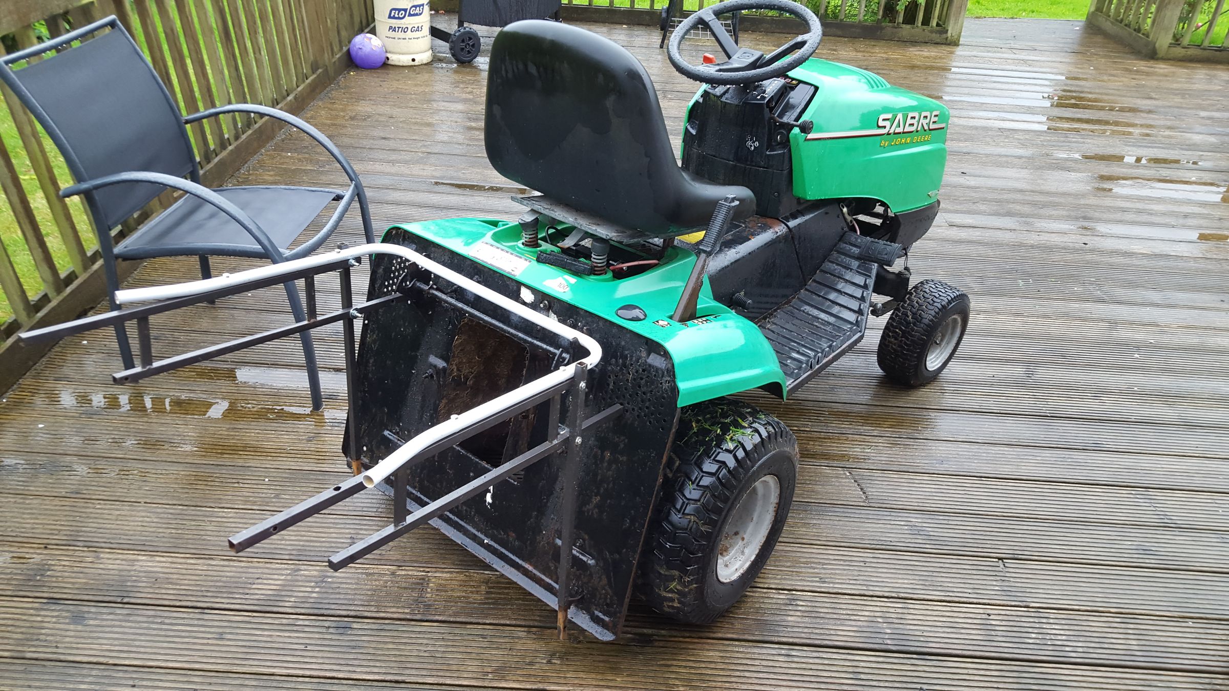 Rideon Mower Rebuild + Homemade Grass Catcher Build! 8 Steps (with