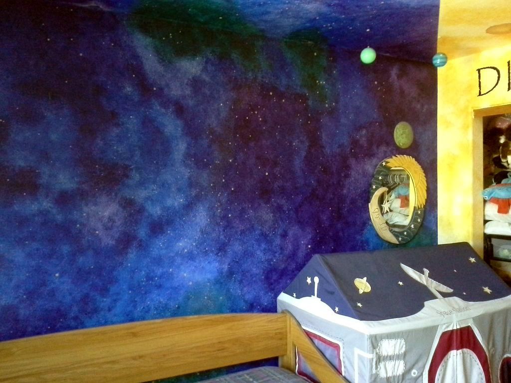 How To Paint A Star Night Sky Themed Nursery That Will Last Until High School 7 Steps With Pictures Instructables