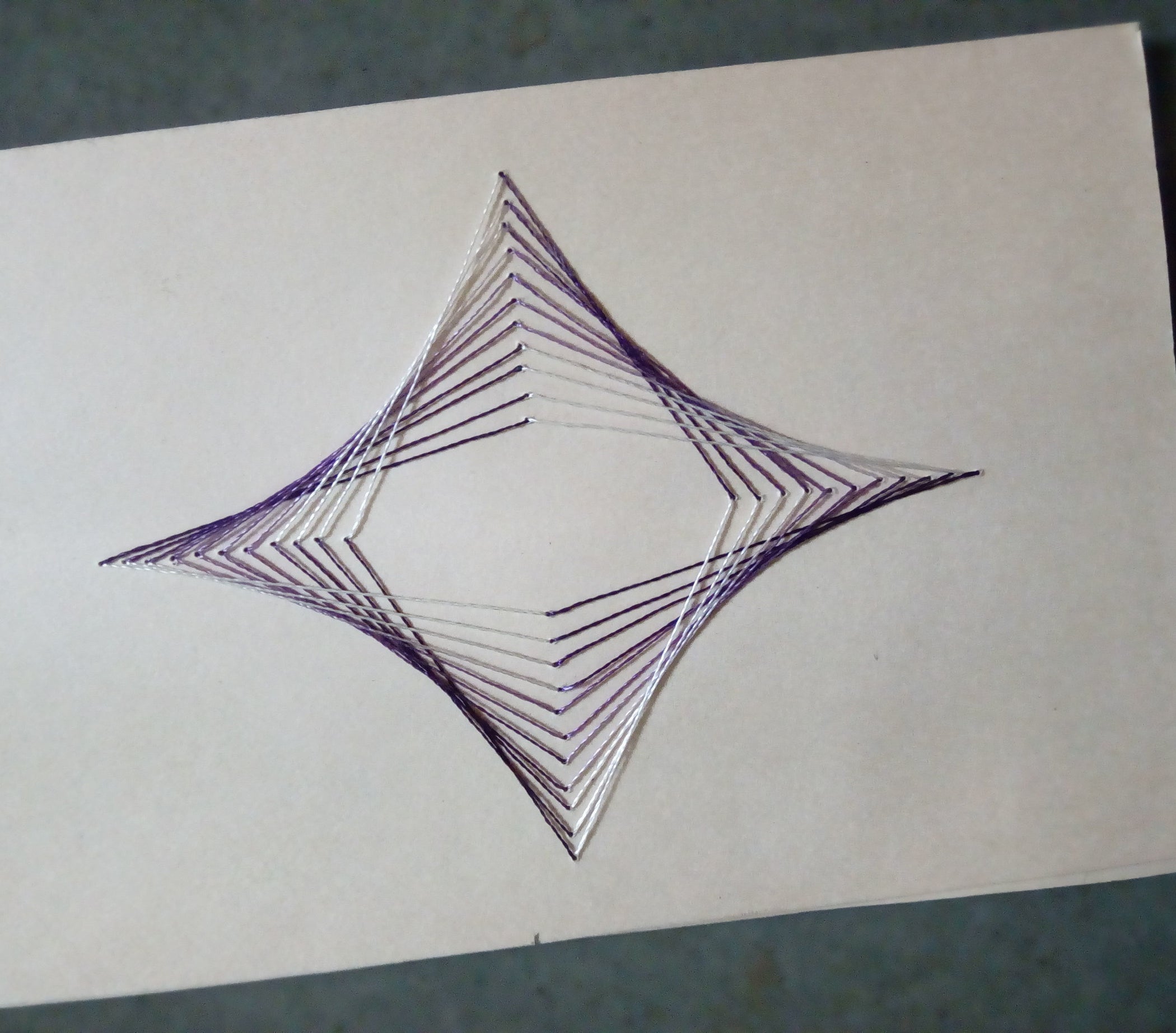 Silk Thread Card 5 Steps (with Pictures) Instructables