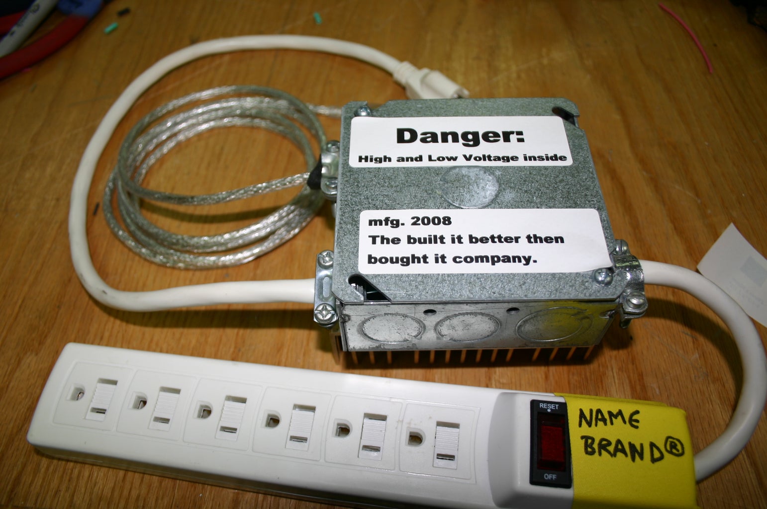 A USB Power Controled Plug Strip. With Isolation. : 4 Steps (with Pictures) - Instructables 240V Outlet Wiring Diagram Instructables
