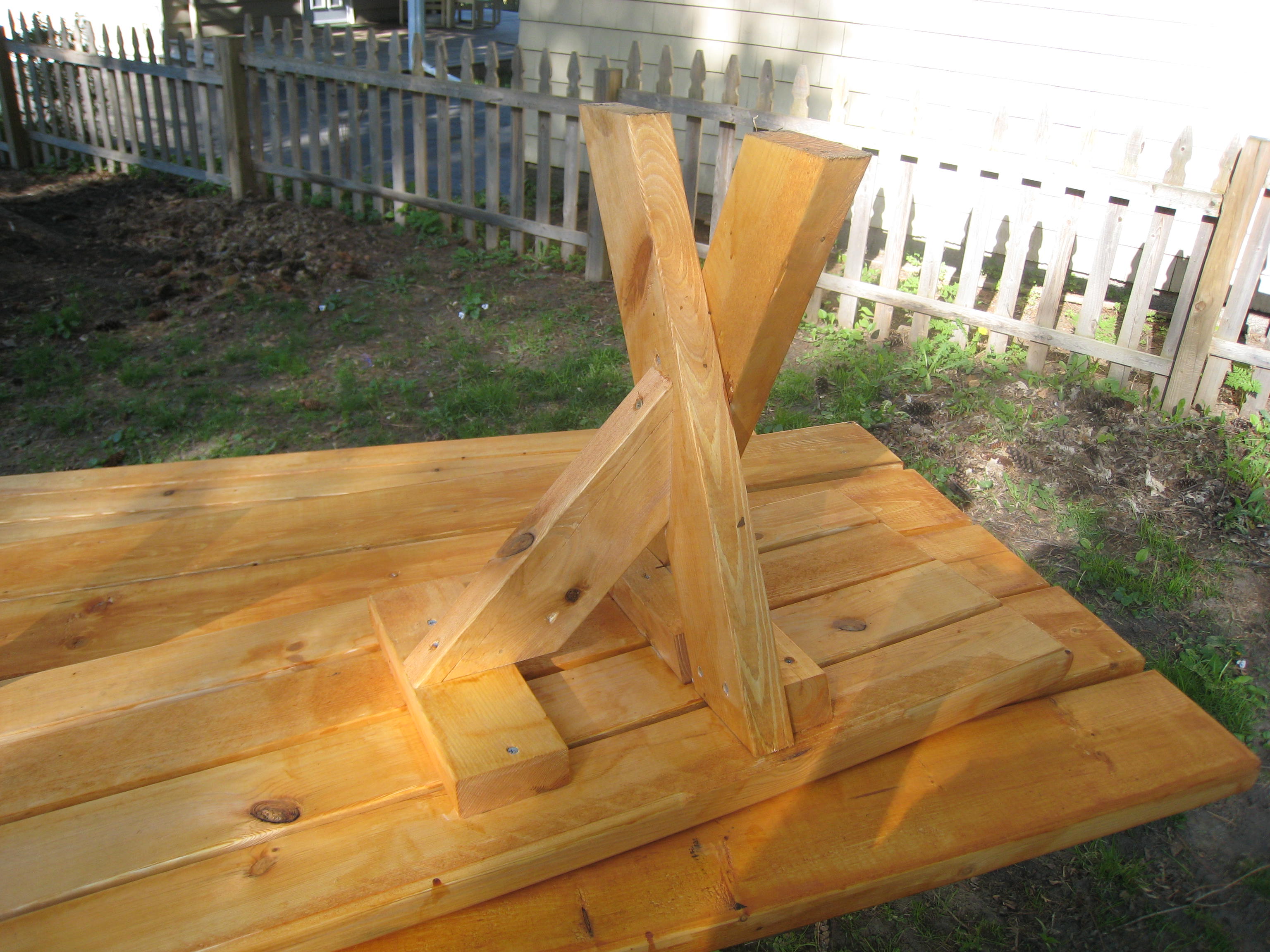 Picnic Table With Detached Benches 9 Steps (with Pictures