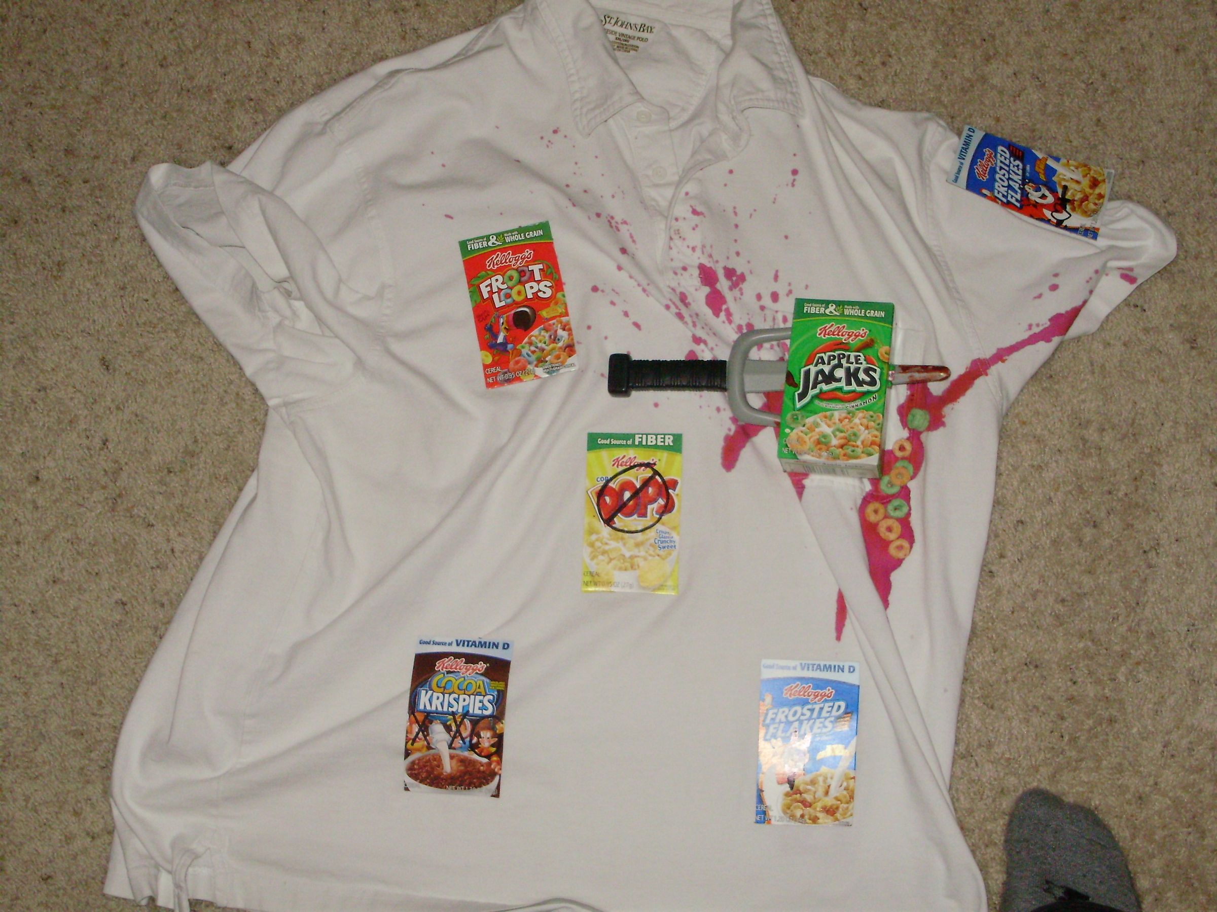 "cereal" killer costume DIY Project DIY Project Image