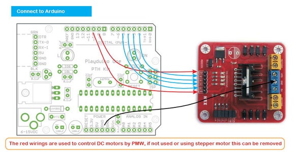 Arduino Modules L298n Dual H Bridge Motor Controller 4 Steps Instructables Arduino Modules L298n Dual H Bridge Motor Controller 4 Steps Instructables