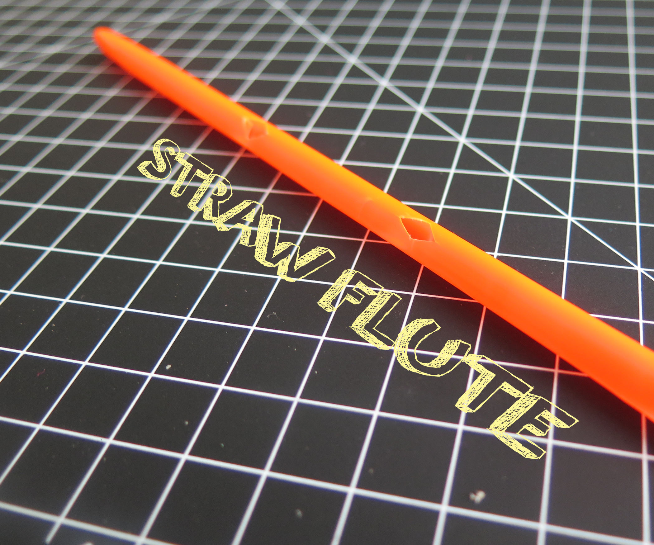 Straw Flute 3 Steps (with Pictures) Instructables
