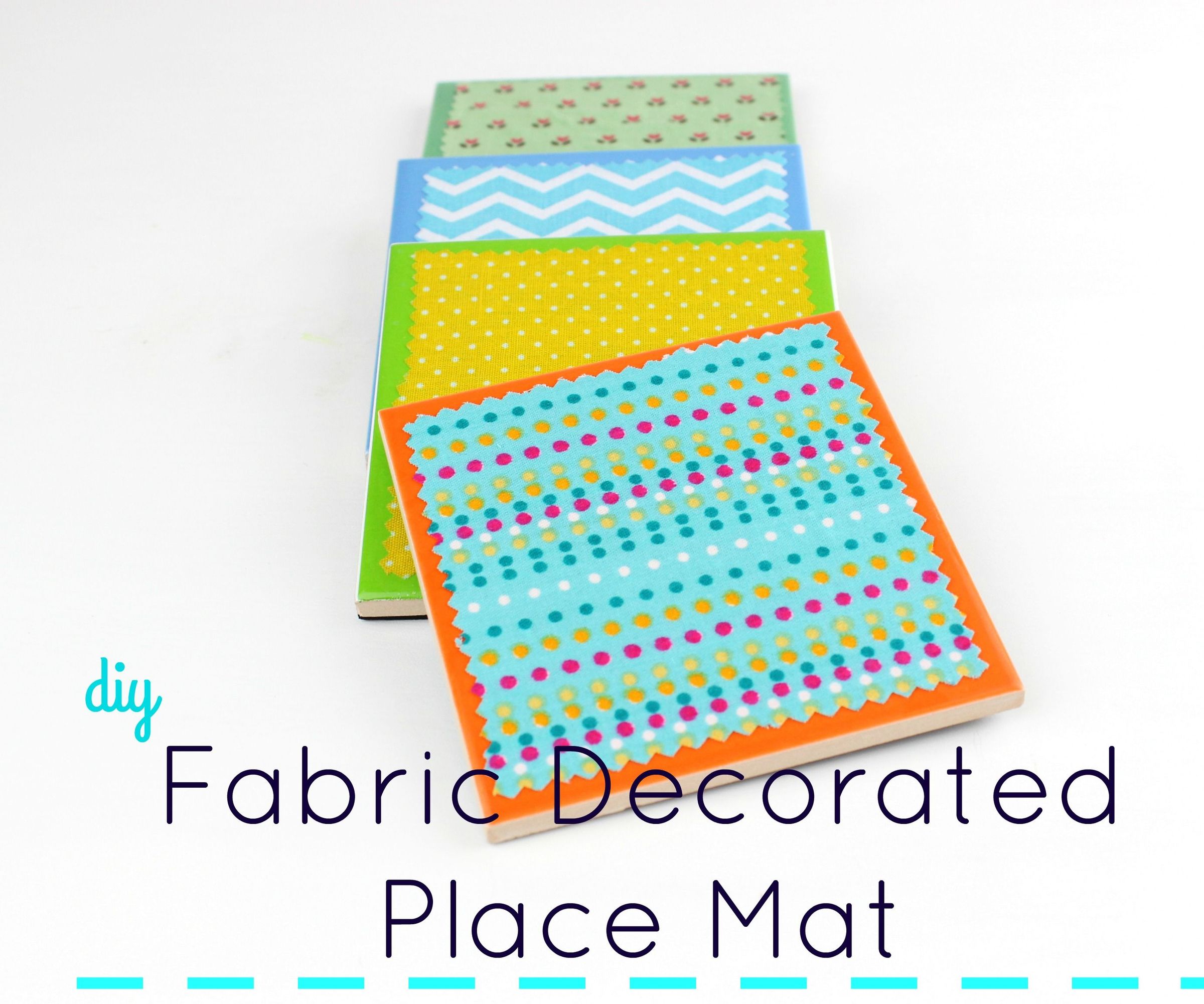 Fabric Decorated Place Mat!!