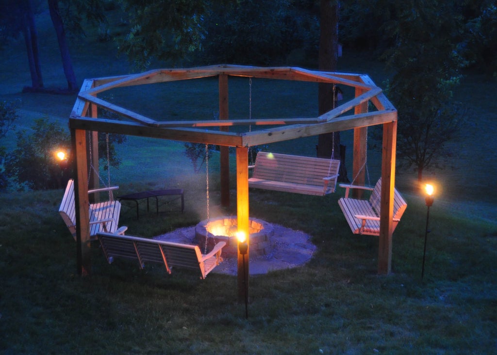 Porch Swing Fire Pit 12 Steps With Pictures Instructables