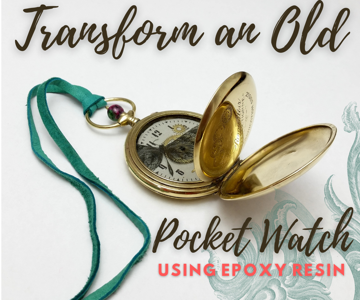 Transform an Old Broken Pocket Watch Into a Beautiful Trinket! 11
