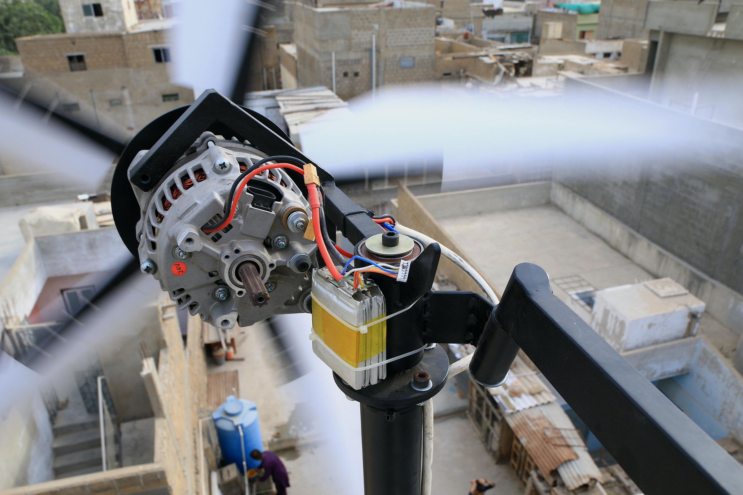 Diy Wind Turbine Using Car Alternator 9 Steps With Pictures Instructables