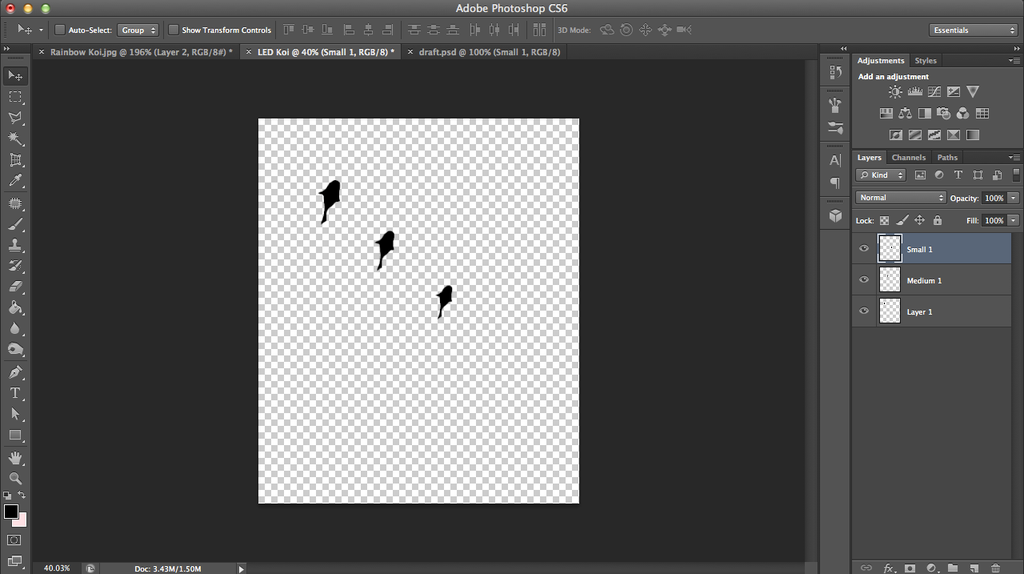 wall of rainbow koi version 2 0 17