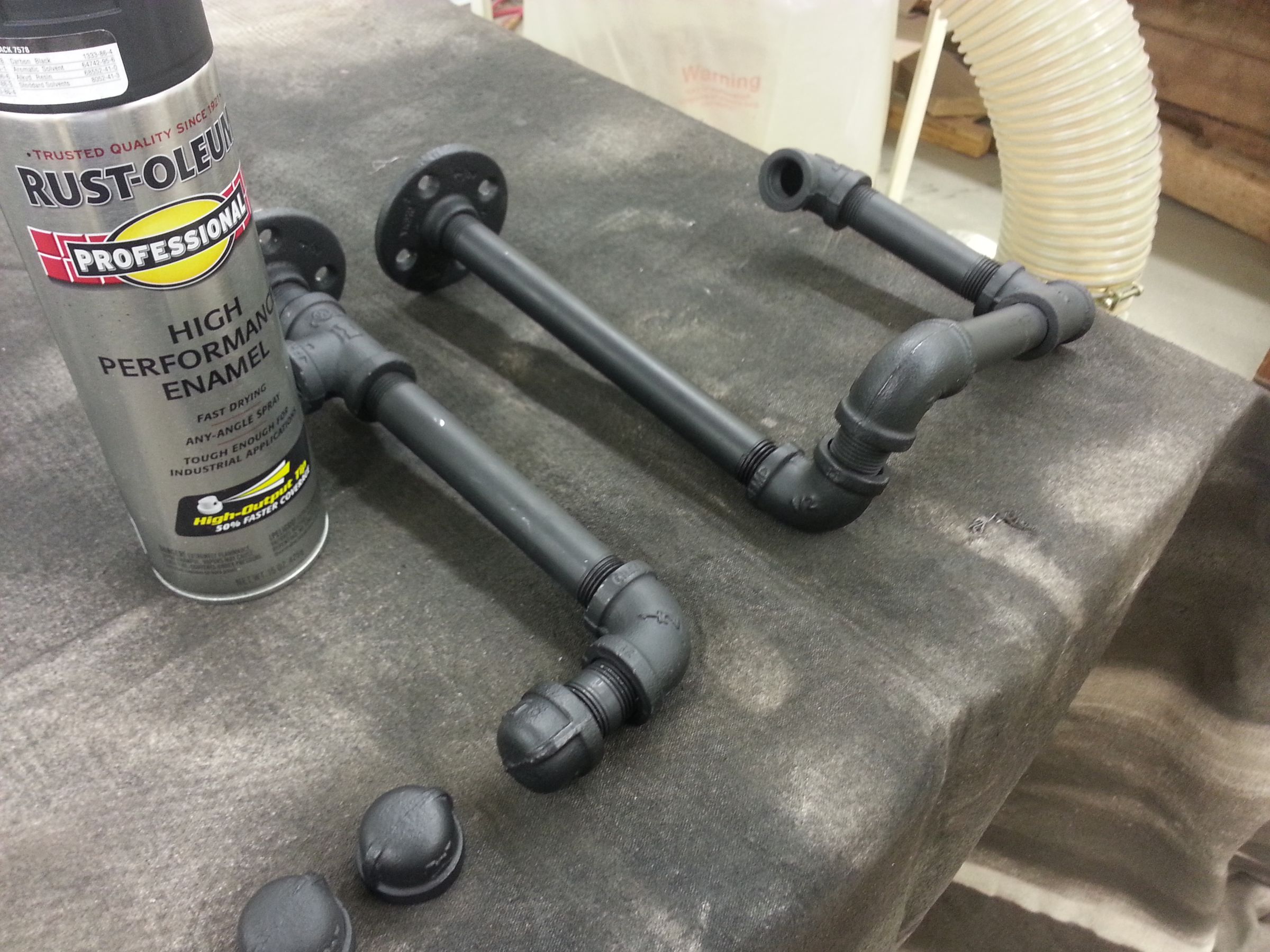 Industrial Pipe Shelving BuiltIn 7 Steps (with Pictures) Instructables