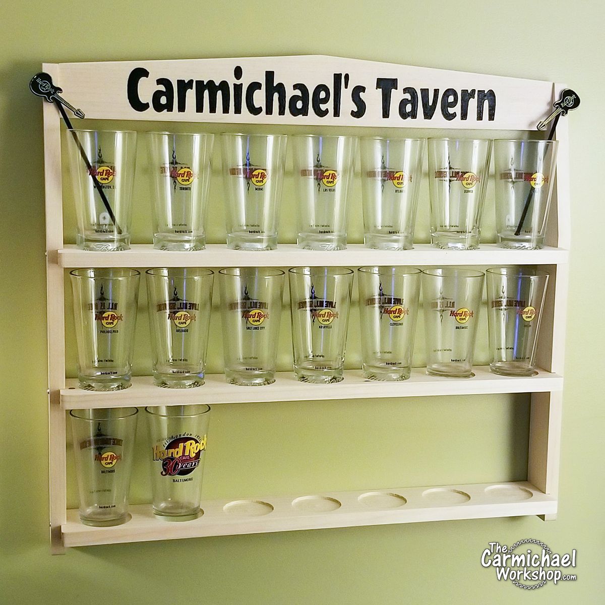 Pint Glass Display Rack 5 Steps (with Pictures) Instructables