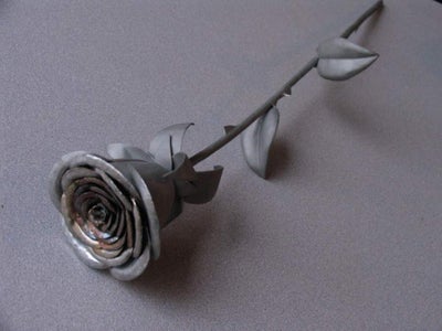 Stainless Steel Rose From Scrap Metal 5 Steps With Pictures Instructables
