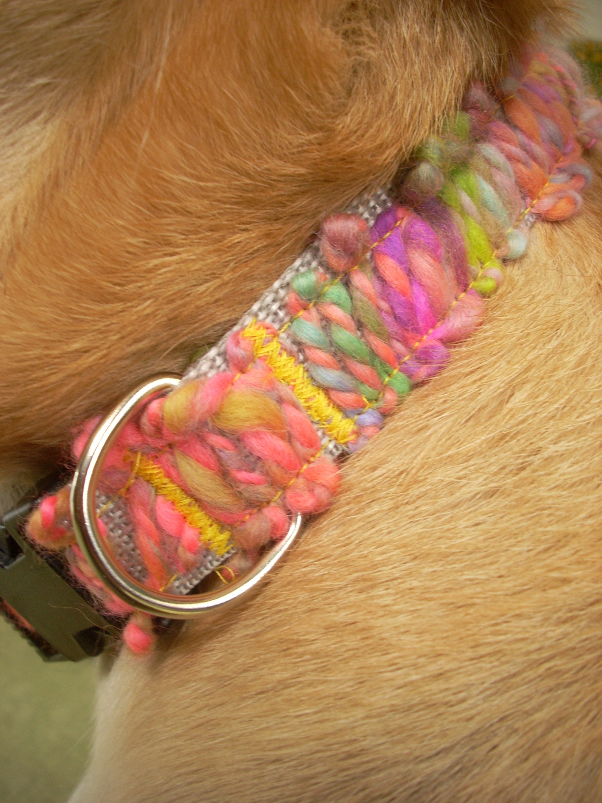 Yarn Appliqued Dog Collar : 5 Steps (with Pictures) - Instructables