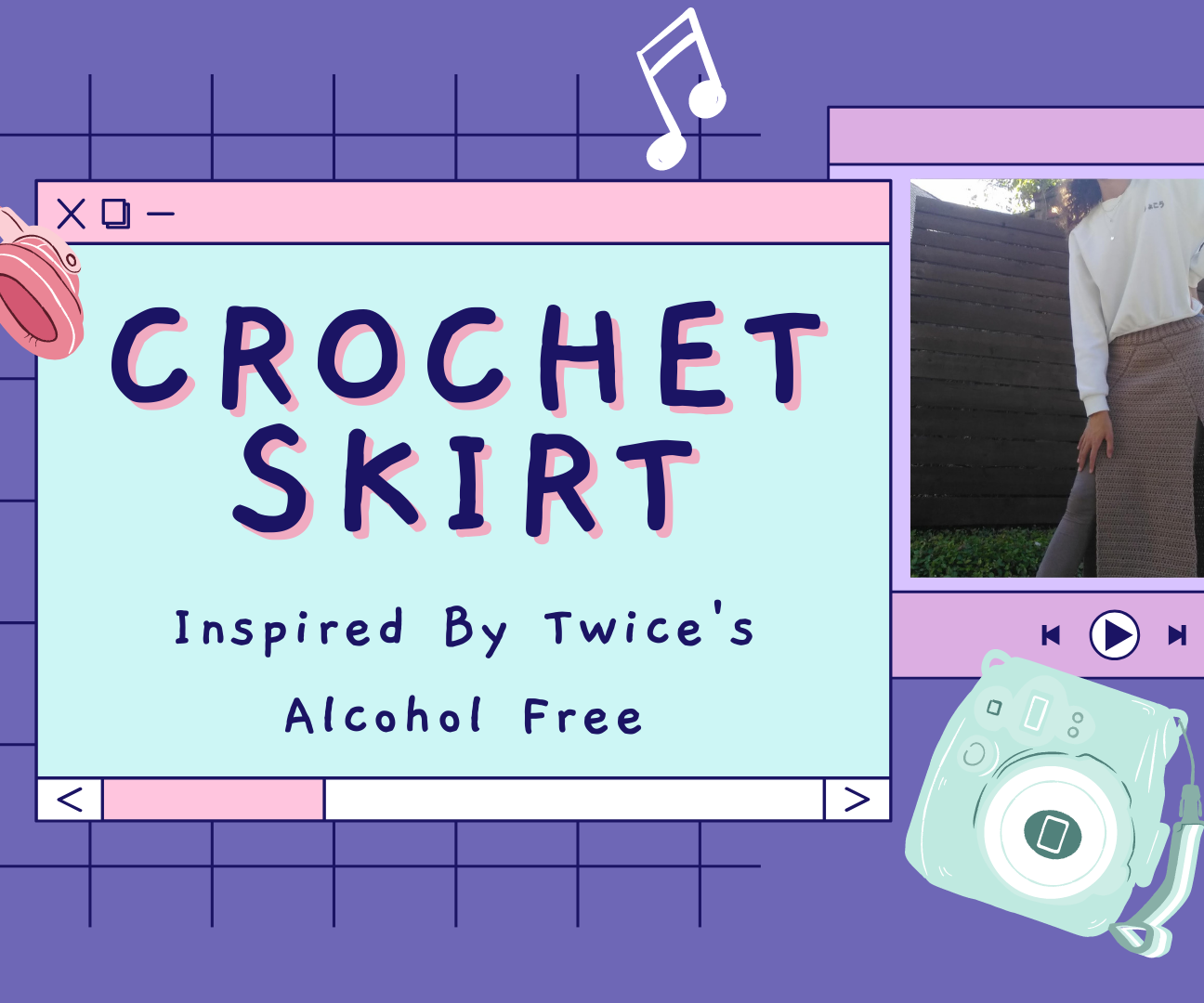 Crochet Skirt Inspired By Twice S Alcohol Free 6 Steps With Pictures Instructables