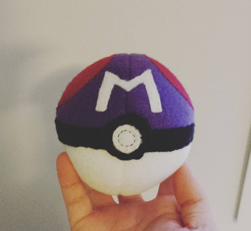 pokeball cloud pillow