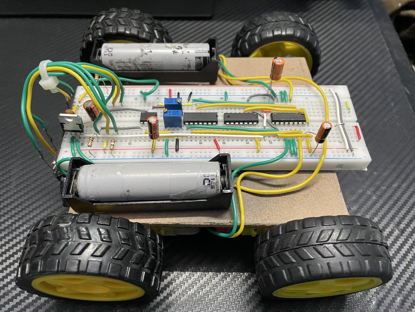 Line Follower Robot Without Using Microcontroller : 6 Steps (with ...
