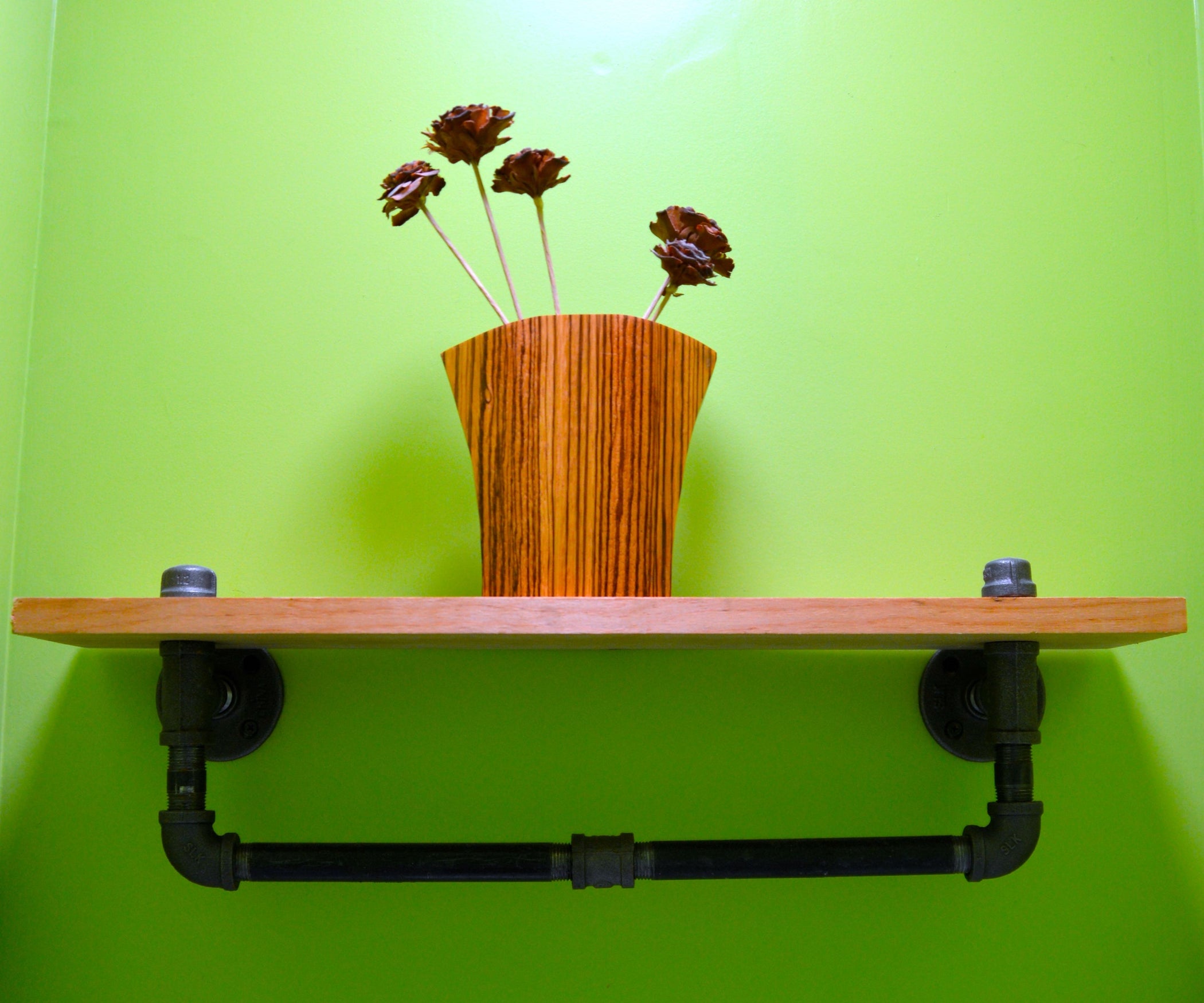 DIY Decor Steampunk Bathroom Shelf Instructables