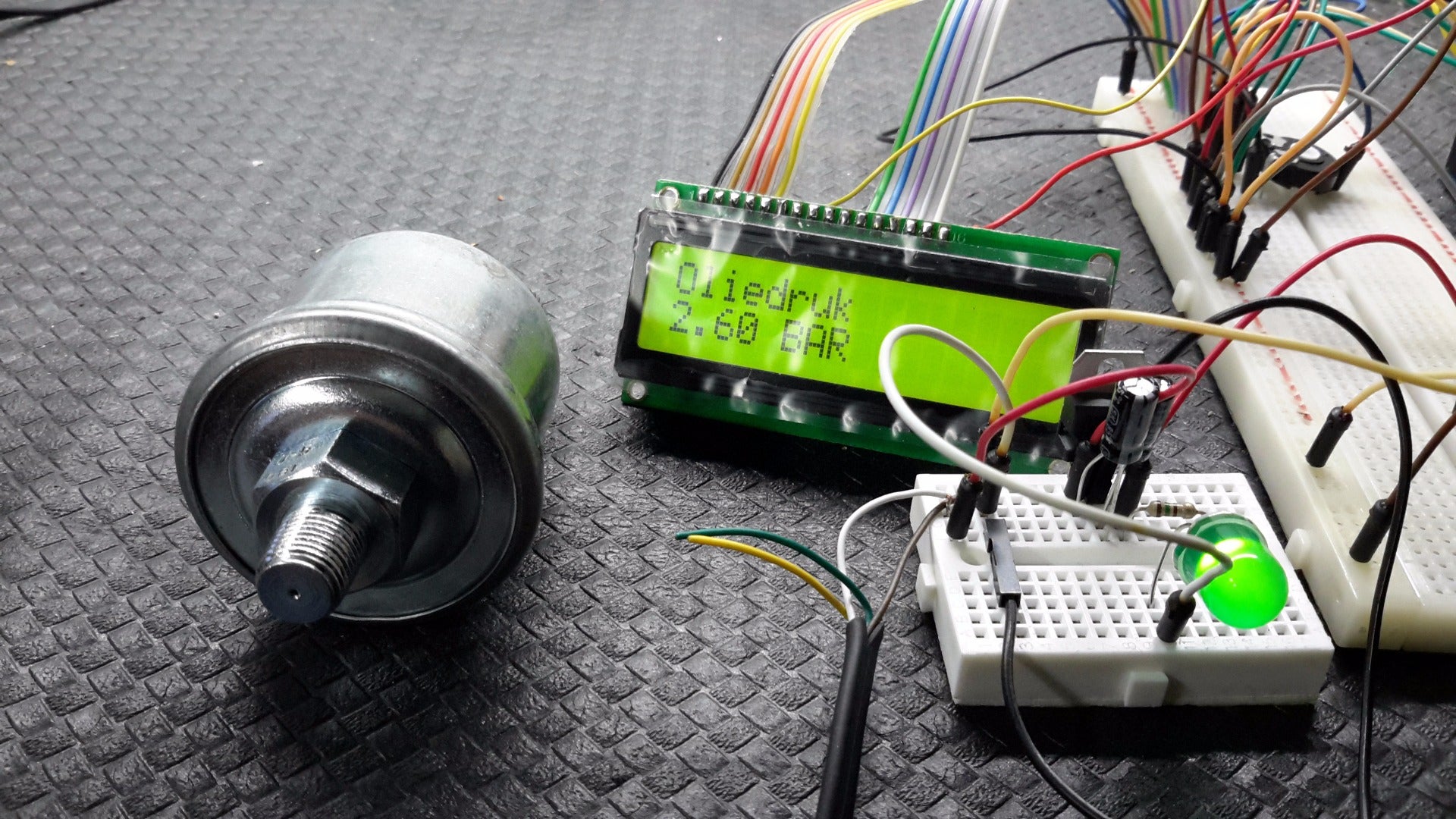 VDO Oilpressure Sensor for Arduino 8 Steps Instructables