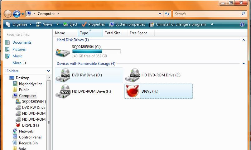 Put All Files in Root of Drive and Try Out