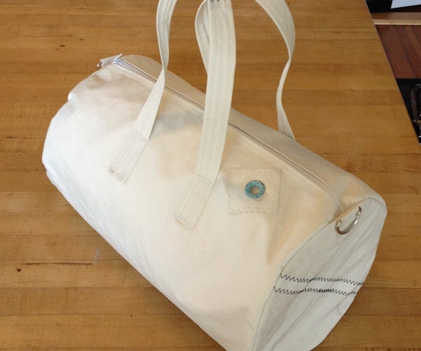 Recycled Sail Canvas Gym Bag