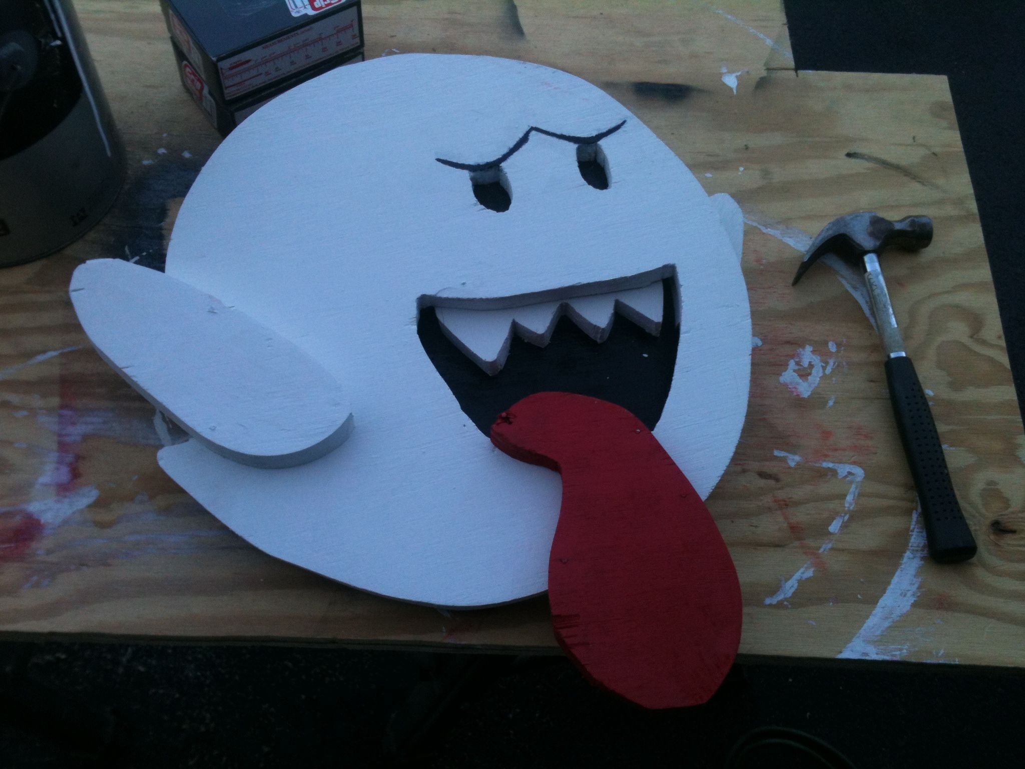 2d with a little extra dimension boo DIY Project DIY Project Image