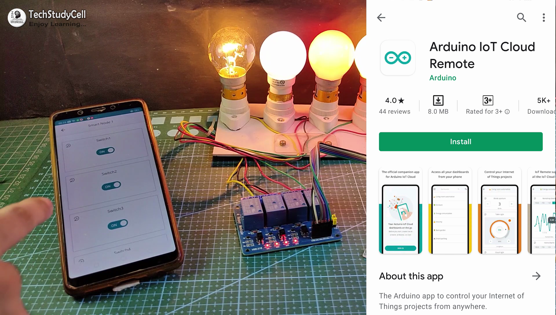 Arduino IoT Cloud ESP8266 NodeMCU Alexa Home Automation System | IoT ...