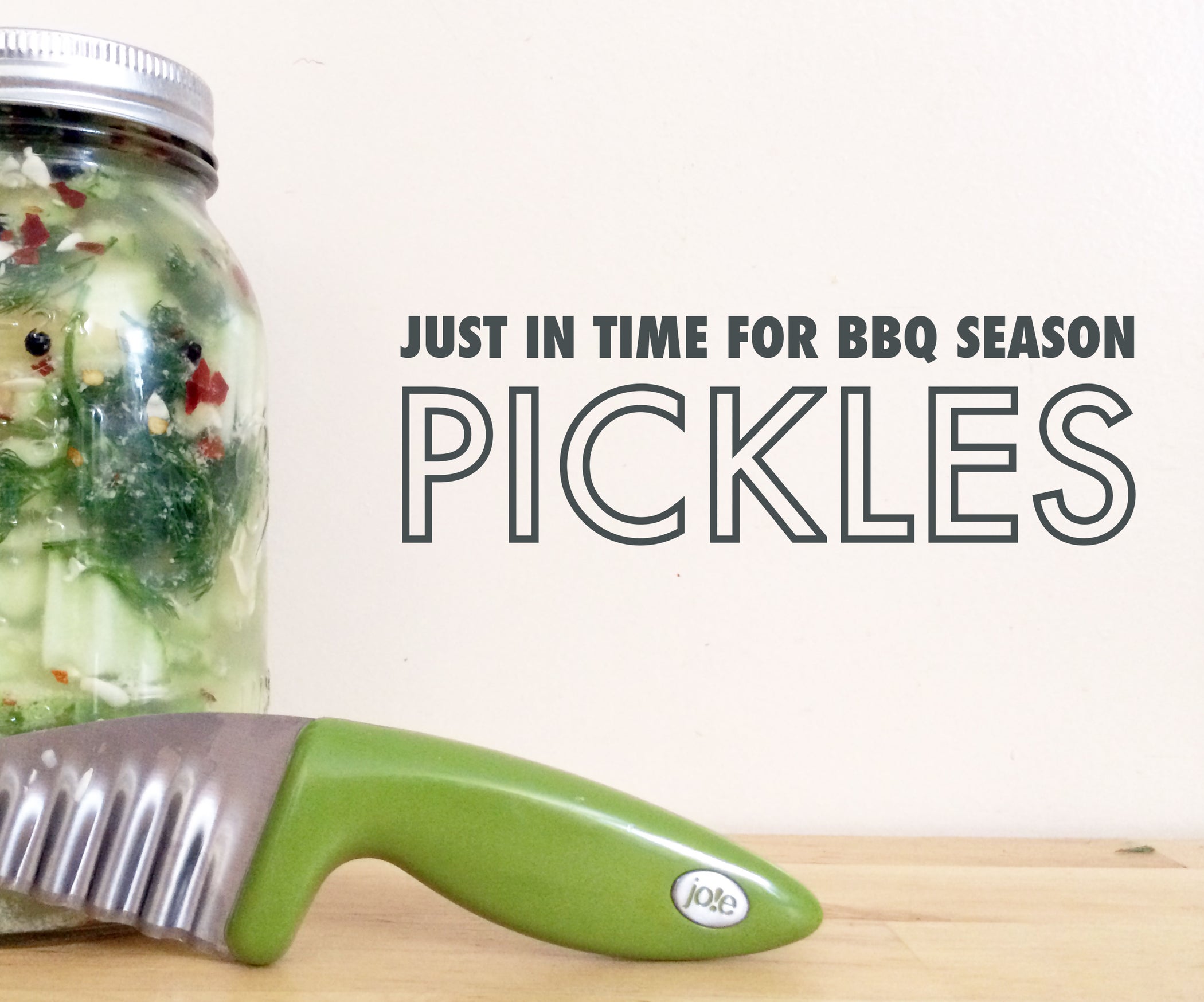 Just in Time for BBQ Season Homemade Pickles 3 Steps (with Pictures