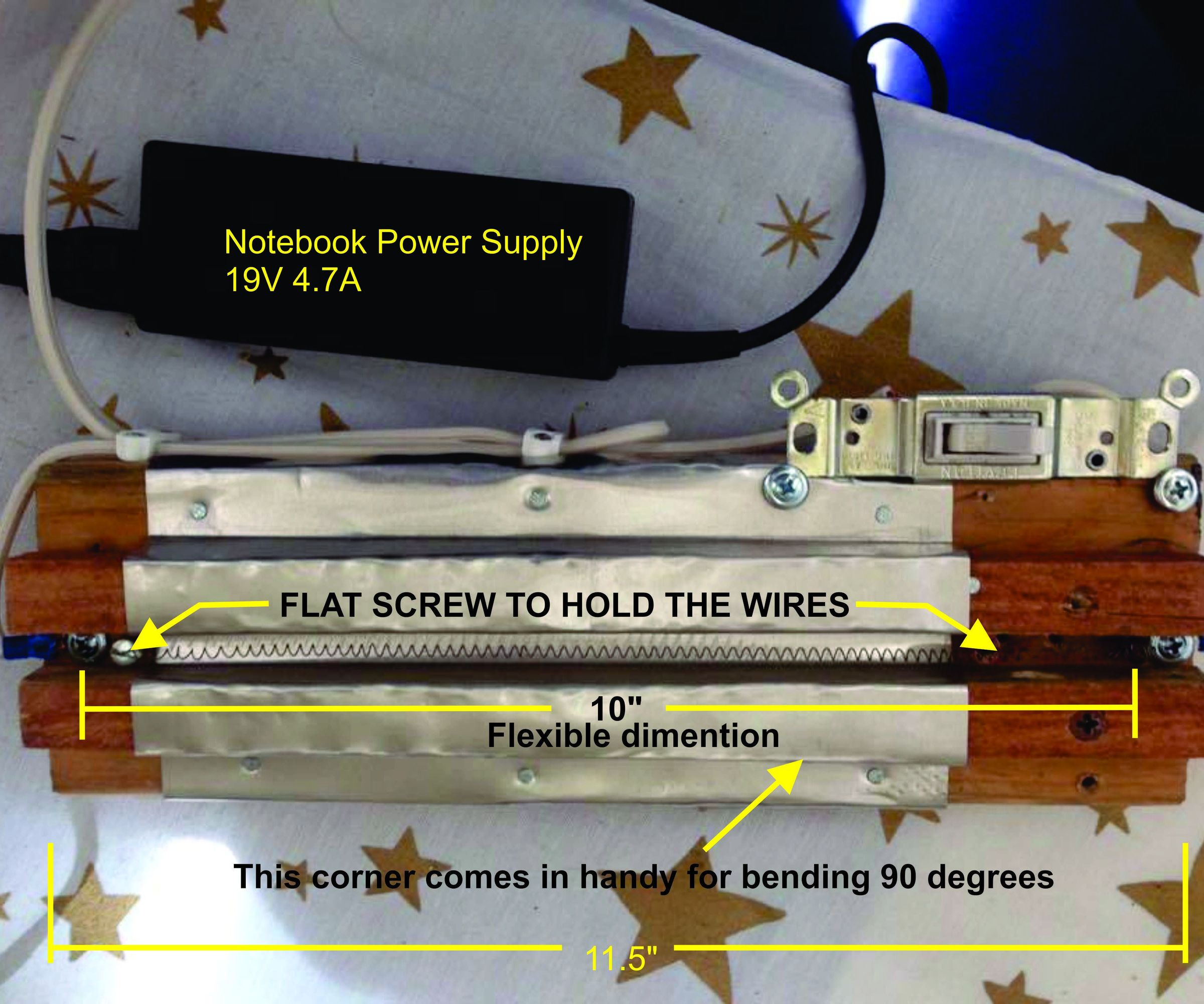 a very simple plastic/acrylic bender DIY Project DIY Project Image
