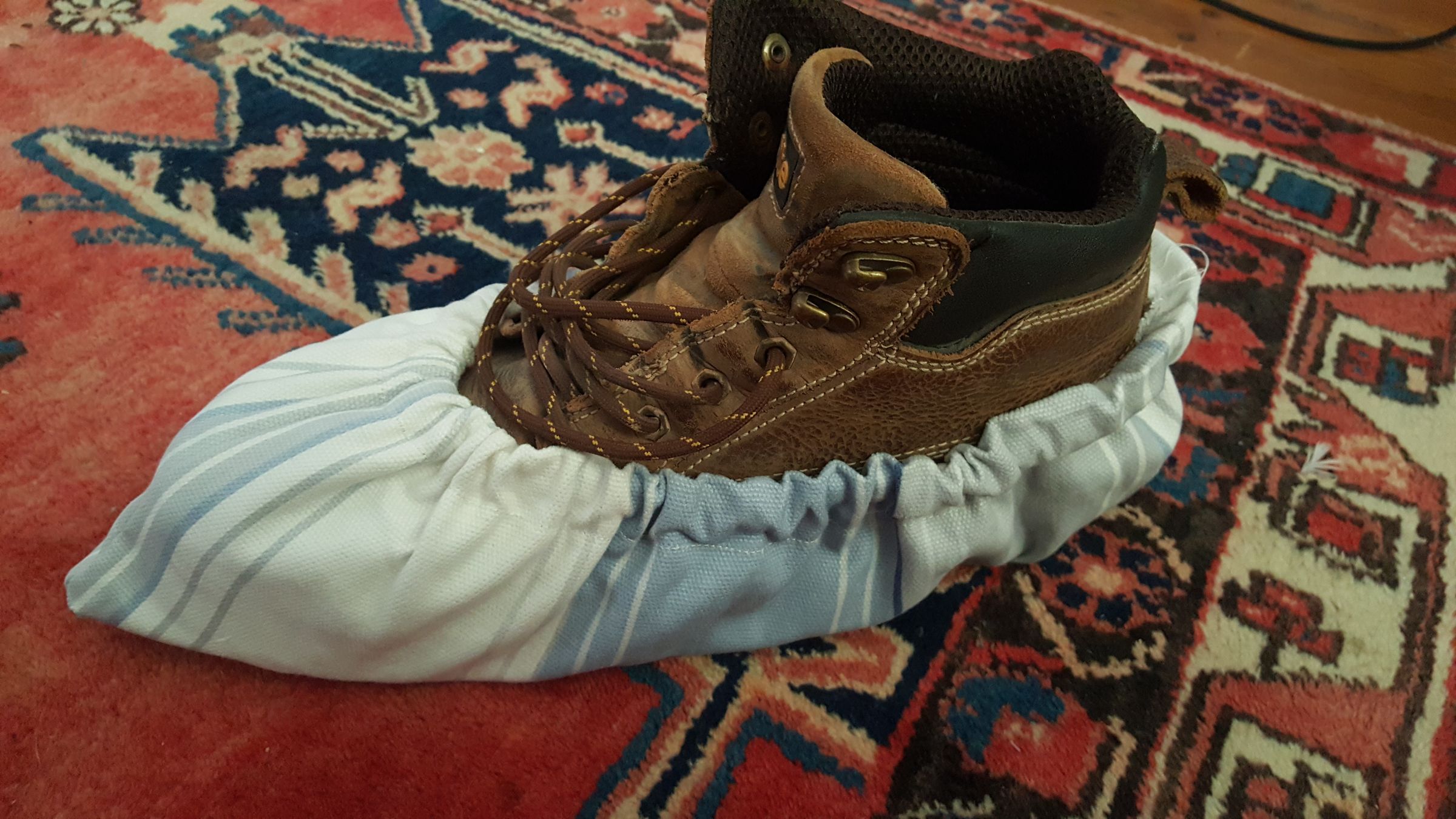Tradesmen's Boot Covers/carpet Protectors 3 Steps Instructables