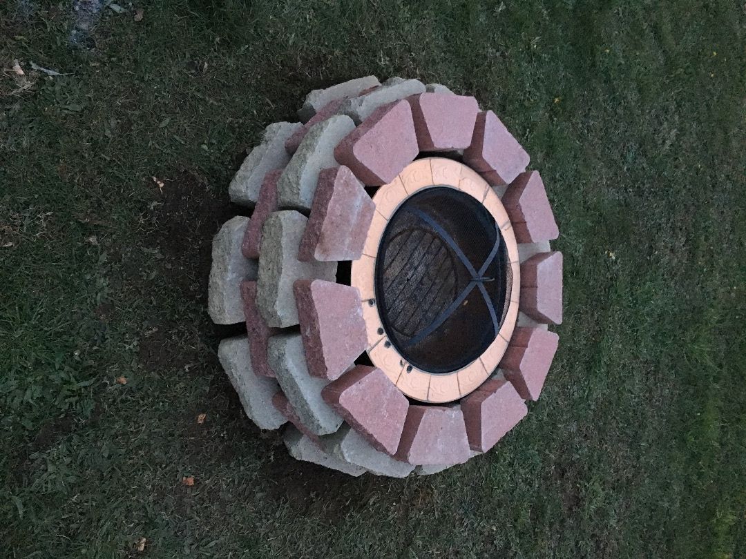 Homemade Concrete Tree Rings Concrete Fire Pit Rings