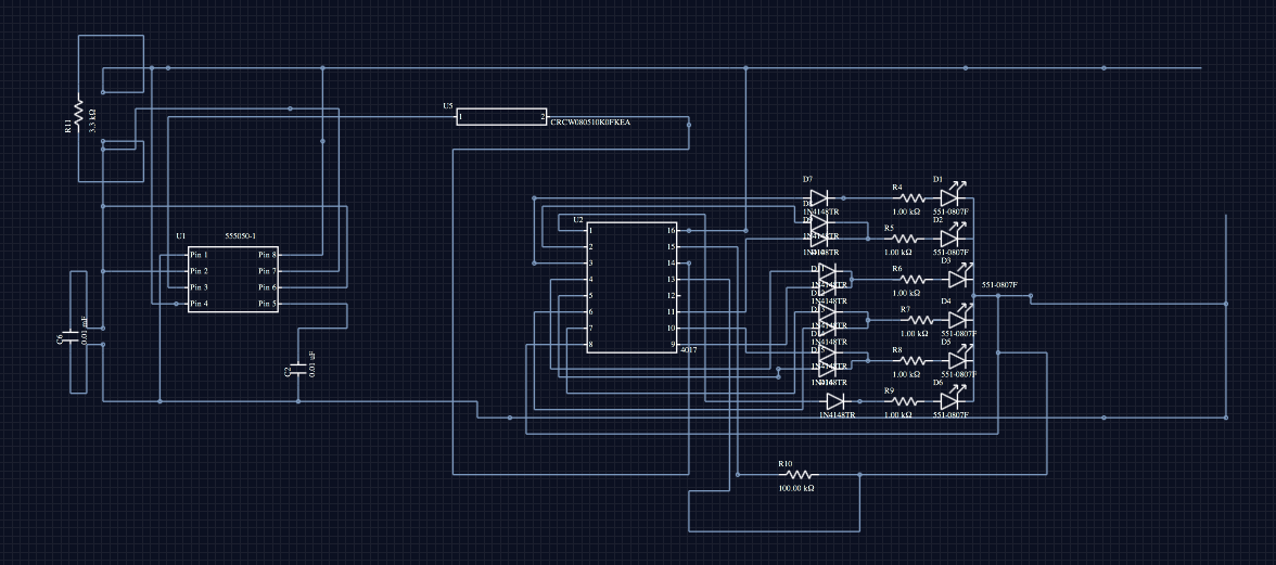 DIY guide for Knight Rider LED Circuit with step-by-step instructions