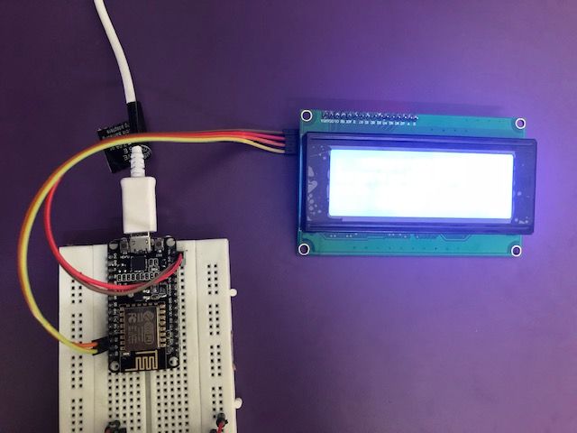 Interfacing LCD 20X4 Display to Nodemcu 