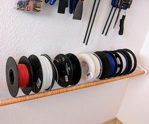 3D Filament Spool Rack