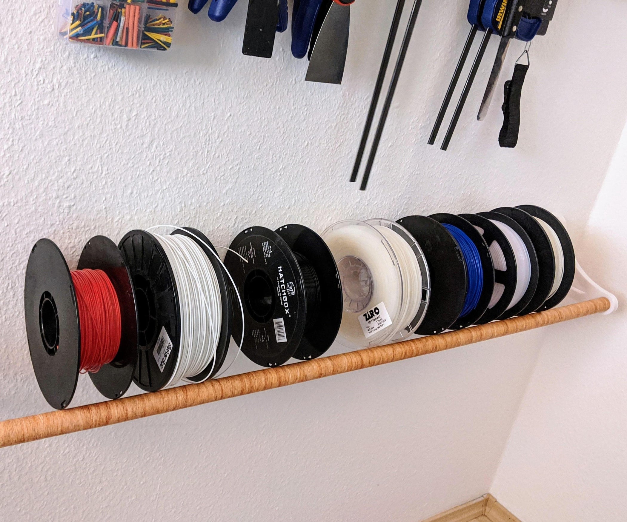 3D Filament Spool Rack 4 Steps (with Pictures) Instructables