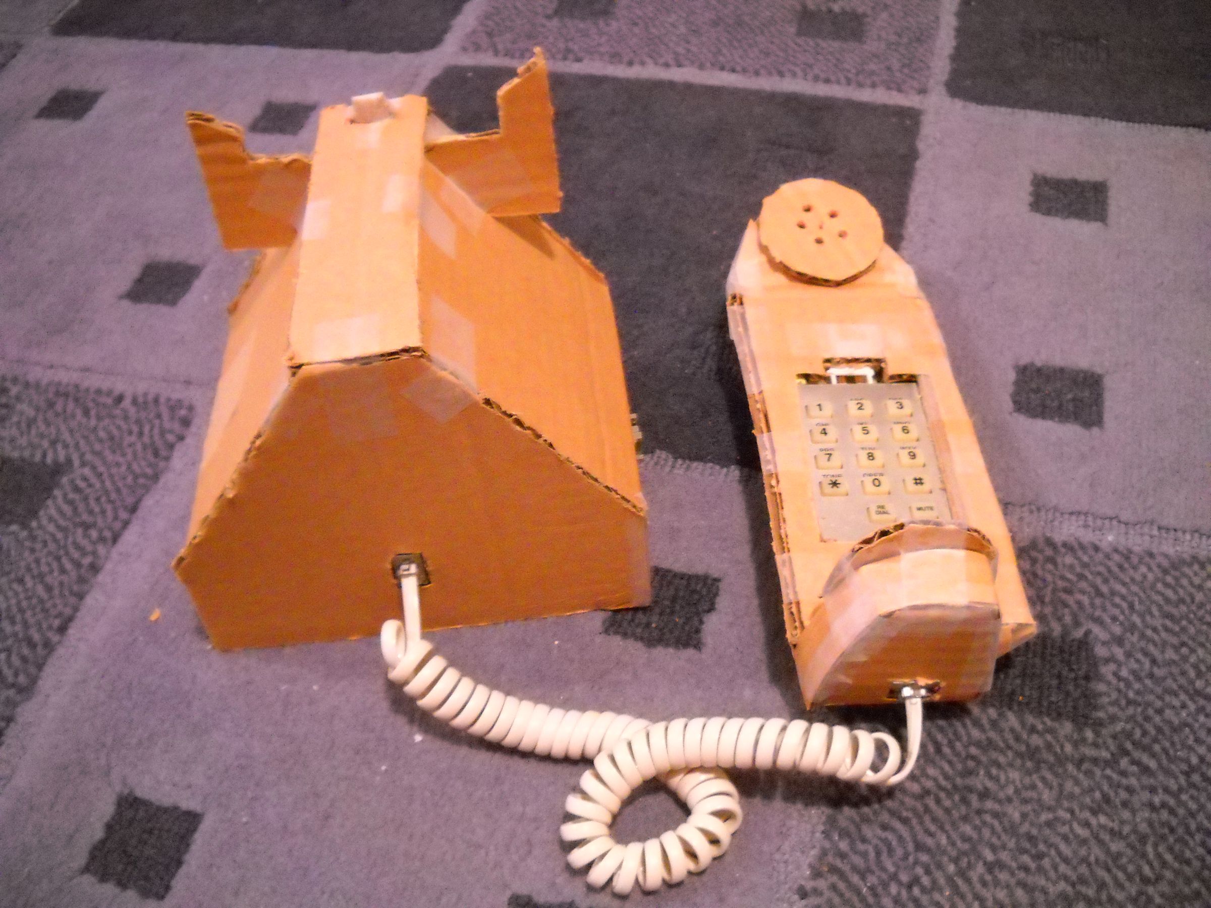 How to Make a Cardboard Telephone 5 Steps Instructables