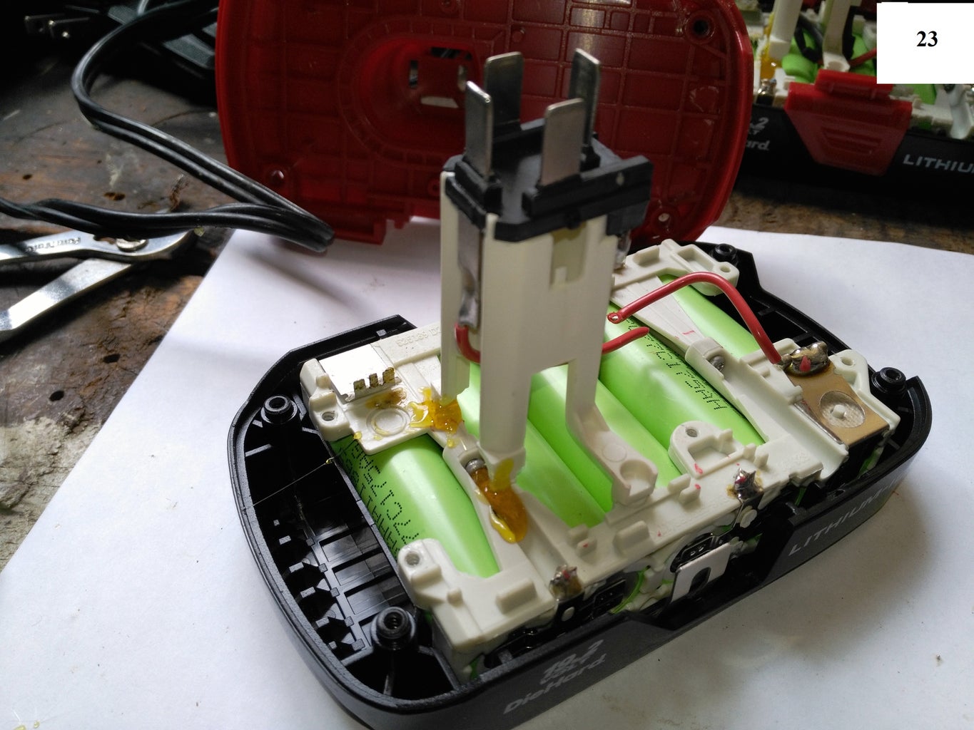 Craftsman 19.2v Battery Fix : 6 Steps (with Pictures) - Instructables Craftsman 19.2 Volt Battery Wiring Diagram Instructables