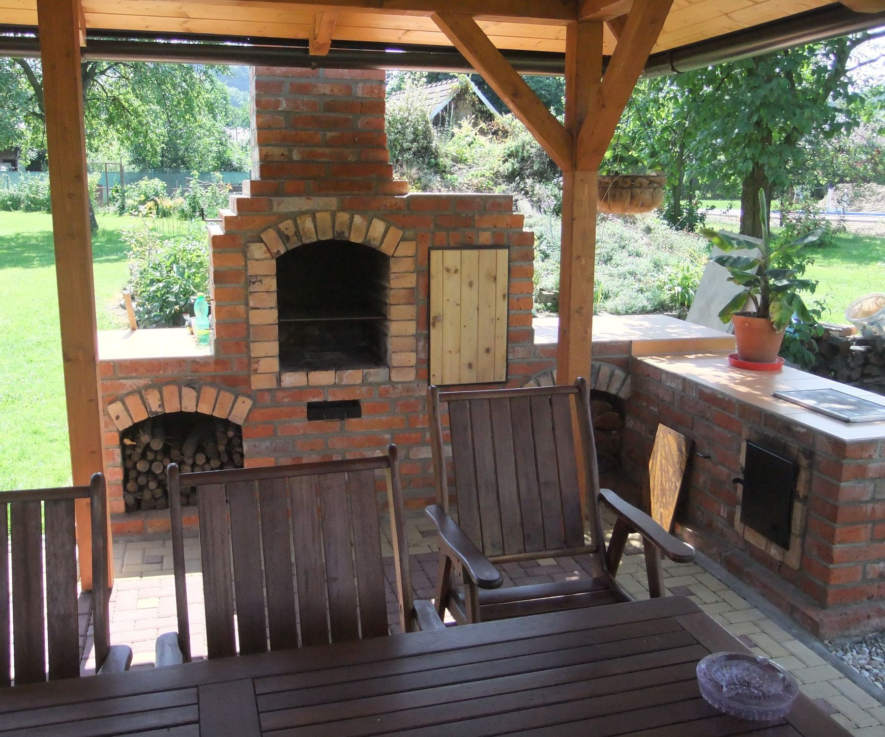 Diy Outdoor Brick Fireplace