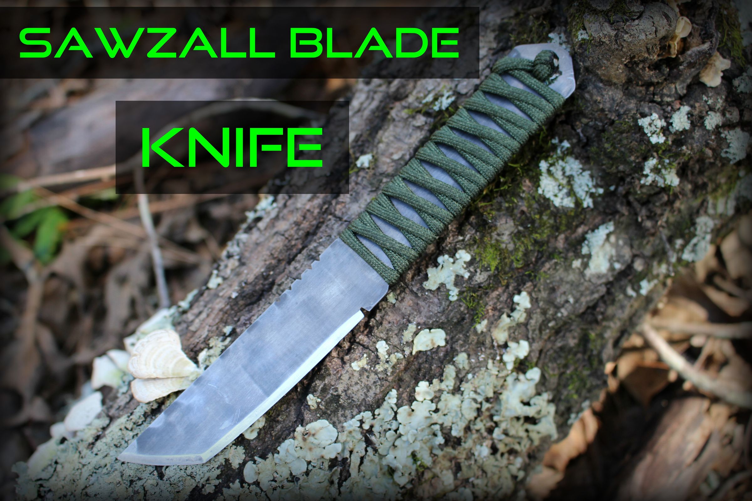 Knife Out of a Sawzall Blade (no HT) 12 Steps (with Pictures